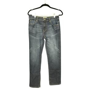 Lucky Brand Dark Denim Boys Jeans Size 16 Classic Straight Stretch